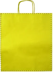 Sac en papier personnalisé - Mall | Jaune
