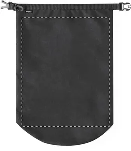 Sac étanche personnalisé en rpet - Veronia | Noir