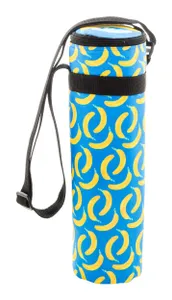 Sac isotherme bouteille personnalisable - CreaCool Aqua | Noir