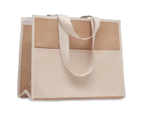 Sac isotherme en toile et jute Campo De Geli personnalisable.