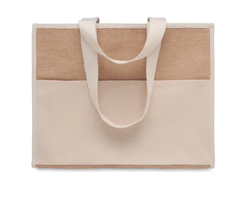 Sac isotherme en toile et jute Campo De Geli personnalisable.