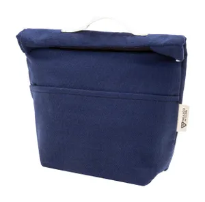 Sac isotherme publicitaire en canvas recyclé - Rekan Cool | Bleu