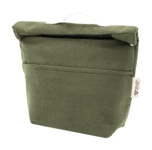 Sac isotherme publicitaire en canvas recyclé - Rekan Cool | Vert