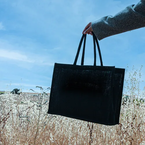 Sac Jute Noir Native