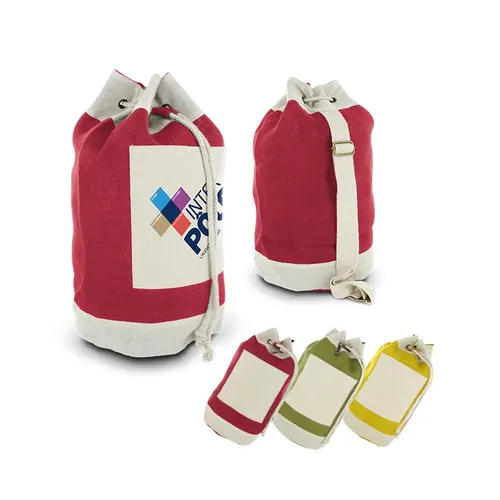 Sac matelot en jute et coton personnalisé