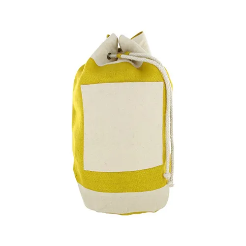 Sac matelot en jute et coton personnalisé