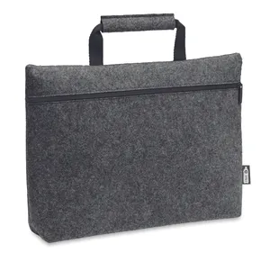 Sac ordinateur feutre RPET personnalisable - Tapla | Dark Grey