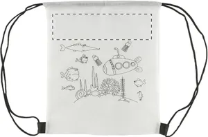 Sac piscine à colorier personnalisé - Carle