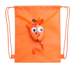 Sac piscine zèbre personnalisé - Noah | Orange