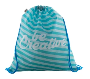 Sac piscine publicitaire - CreaDraw RPET | Bleu / Blanc