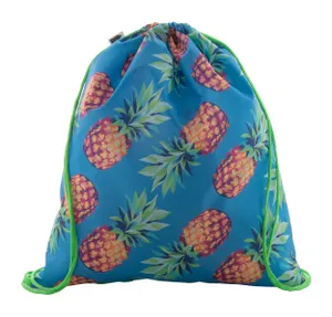 Sac piscine publicitaire - CreaDraw RPET | Vert / Blanc