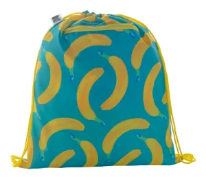 Sac piscine personnalisé - CreaDraw Zip RPET | Jaune / Blanc