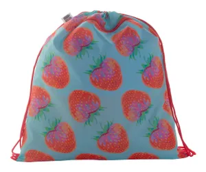 Sac piscine personnalisé - CreaDraw Zip RPET | Rouge / Blanc