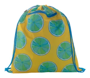 Sac piscine personnalisé - CreaDraw Zip RPET | Bleu / Blanc