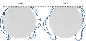 Sac piscine personnalisé - CreaDraw Circle | Bleu