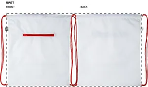 Sac piscine personnalisé - CreaDraw RFID RPET | Rouge