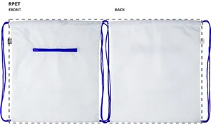 Sac piscine personnalisé - CreaDraw RFID RPET | Bleu