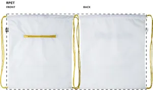 Sac piscine personnalisé - CreaDraw RFID RPET | Jaune