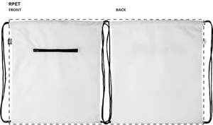 Sac piscine personnalisé - CreaDraw RFID RPET | Noir