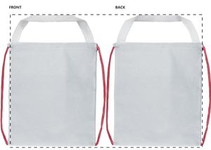 Sac piscine personnalisé - CreaDraw Shop | Rouge / Blanc