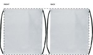 Sac piscine personnalisé pour enfants  - CreaDraw Kids | Noir / Blanc