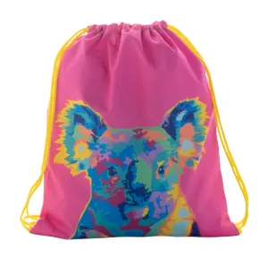 Sac piscine personnalisé pour enfants  - CreaDraw Kids | Jaune / Blanc