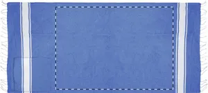 Sac piscine publicitaire avec drap de bain - Carey | Bleu Foncé