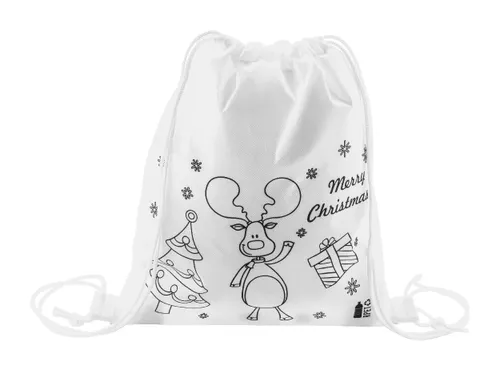 Sac piscine publicitaire de Noël à colorier - Julfar Bag A