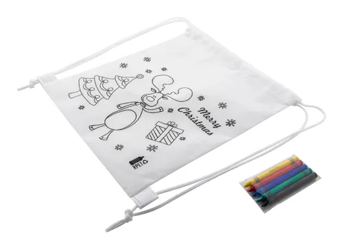 Sac piscine publicitaire de Noël à colorier - Julfar Bag A