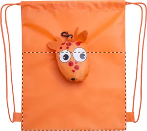 Sac piscine zèbre personnalisé - Noah | Orange