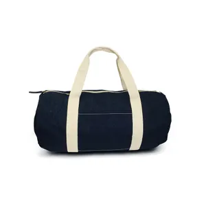 Sac polochon personnalisé en jean | Bleu 25_New