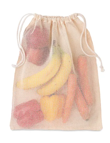 Sac réutilisable filet coton personnalisable - Veggie