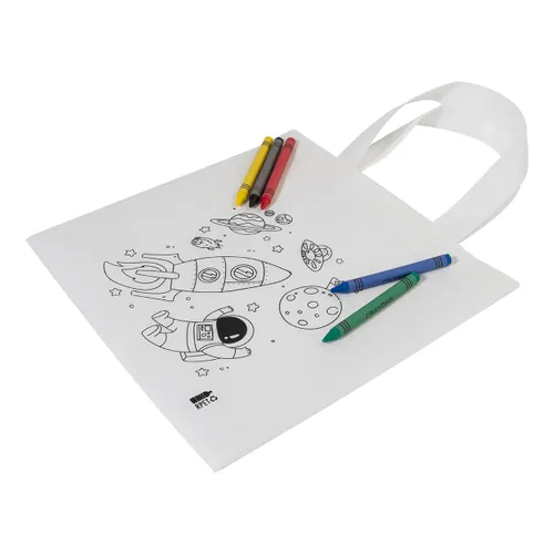 Sac shopping à colorier en RPET - Spacolo