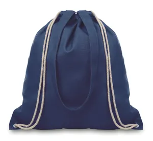 Sac shopping à cordelette personnalisable - Moira | Blue