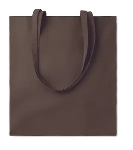 Sac shopping coton 140gr/m² personnalisable | Chocolat