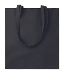 Sac shopping coton 140gr/m² personnalisable | Black
