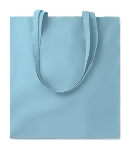 Sac shopping coton 140gr/m² personnalisable | Bleu Bébé