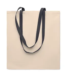 Sac shopping en coton 140 gr/m² personnalisable Zevra | Black