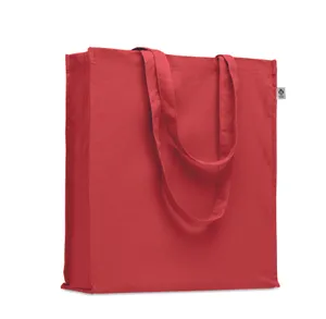 Sac shopping en coton bio - Bente Colour | Rouge