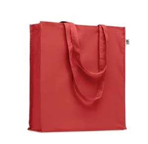 Sac shopping en coton bio -  BENTE COLOUR | Rouge 2