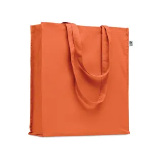 Sac shopping en coton bio -  BENTE COLOUR | Orange 2