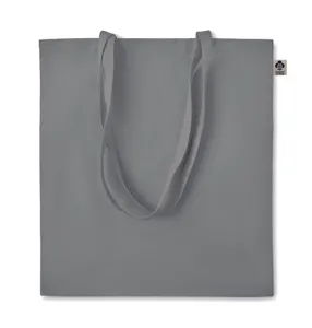Sac shopping en coton organique personnalisable - Zimde Colour | Gris