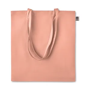 Sac shopping en coton organique personnalisable - Zimde Colour | Orange