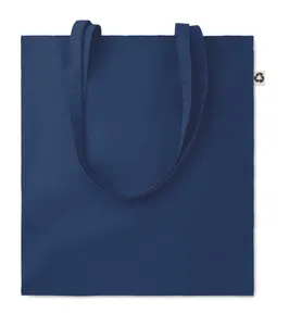 Sac shopping en coton recyclé personnalisé - Zoco Colour | Blue