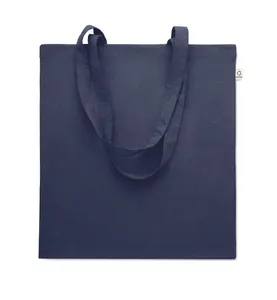 Sac shopping en coton recyclé - Viveka Colour | Bleu