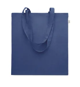Sac shopping en coton recyclé - Viveka Colour | Bleu Royal