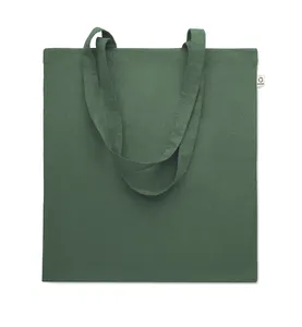 Sac shopping en coton recyclé - Viveka Colour | Vert Foncé