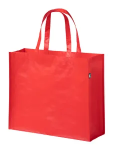 Sac shopping publicitaire en RPET - Laster | Rouge