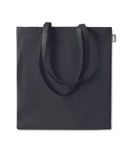 Sac shopping en RPET laminé personnalisé | Black