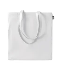 Sac shopping en RPET laminé personnalisé | White